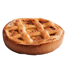 Verse ambachtelijke appeltaart